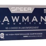 Speer Lawman Handgun Training 9mm Luger 124 grain Total Metal Jacket Centerfire Pistol Ammunition 500 rounds