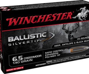 Winchester BALLISTIC SILVERTIP 6.5 Creedmoor 140 grain Fragmenting Polymer Tip 500 rounds