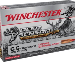 Winchester DEER SEASON XP-COPPER IMPACT 6.5 Creedmoor 125 grain Copper Extreme Point Polymer Tip  500 rounds