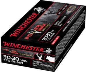 Winchester POWER MAX BONDED .30-30 Winchester 170 grain Bonded Rapid Expansion Protected Hollow Point 500 rounds