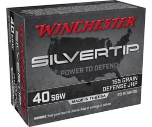 Winchester SUPER-X HANDGUN .40 S&W 155 grain Silvertip Jacketed Hollow Point  500 rounds