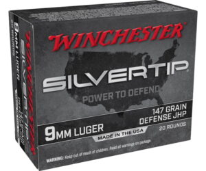 Winchester Silvertip 9mm Luger 147 grain Jacketed Hollow Point 500 rounds