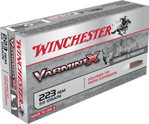Winchester VARMINT X RIFLE .223 Remington 55 grain Rapid Expansion Polymer Tip 500 rounds
